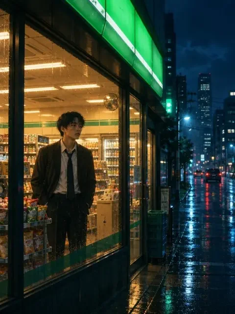 深夜便利店的常客封面